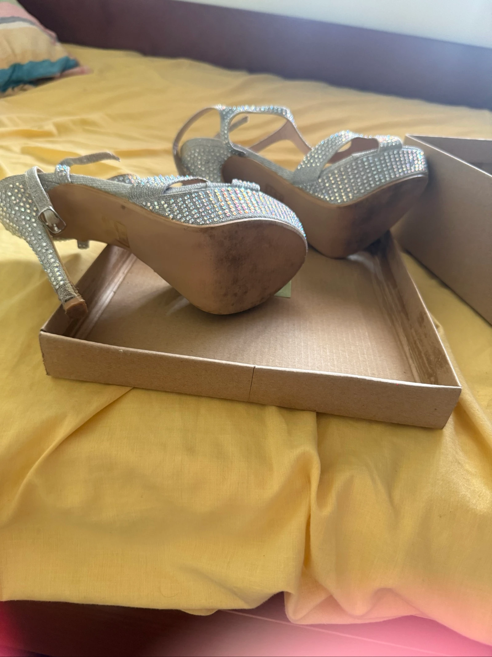 Hoge hakken ceremonie sandalen maat 37 – photo 8